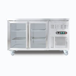 Bromic UBC1360GD-NR Under Bench Display Fridge – 282L – 2 Doors – Glass