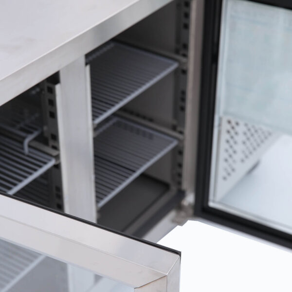 Bromic UBC1360GD-NR Under Bench Display Fridge - 282L - 2 Doors - Glass - Image 9