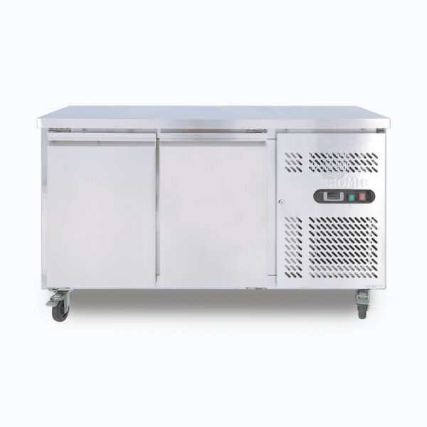 Bromic UBC1360SD-NR Under Bench Fridge - 282L - 2 Doors - Stainless Steel