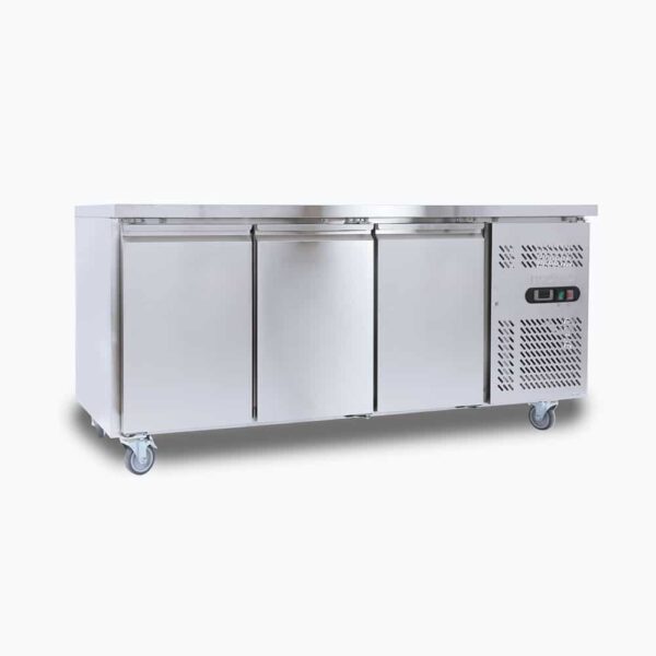 Bromic UBC1795SD-NR Under Bench Fridge - 417L - 3 Doors - Stainless Steel - Image 2