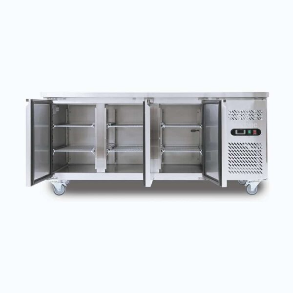 Bromic UBC1795SD-NR Under Bench Fridge - 417L - 3 Doors - Stainless Steel - Image 4