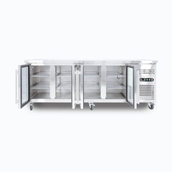 Bromic UBC2230GD-NR Under Bench Display Fridge - 553L - 4 Doors - Glass - Image 4
