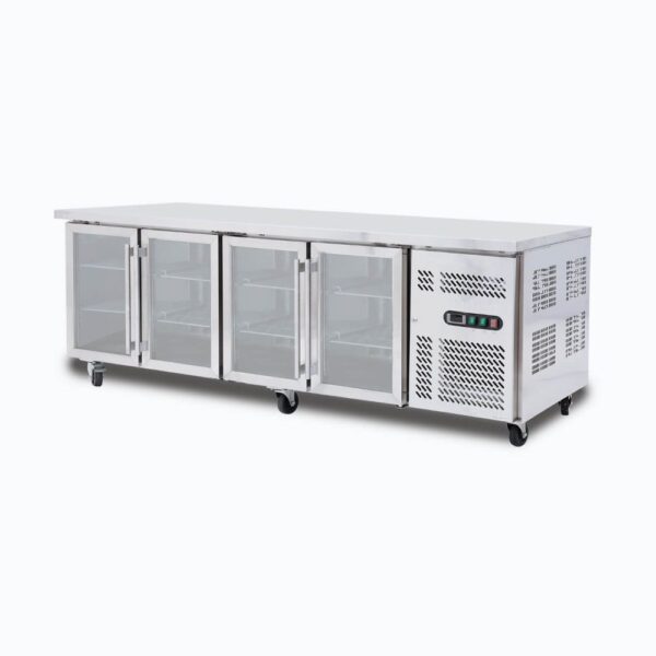 Bromic UBC2230GD-NR Under Bench Display Fridge - 553L - 4 Doors - Glass - Image 3
