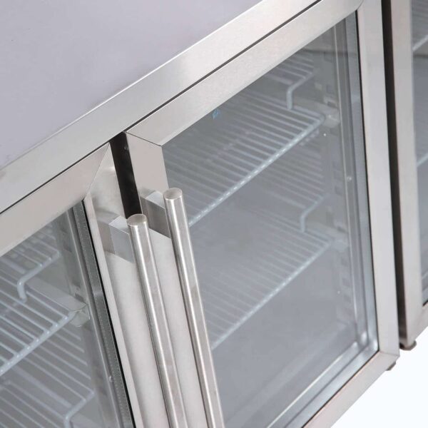 Bromic UBC2230GD-NR Under Bench Display Fridge - 553L - 4 Doors - Glass - Image 5