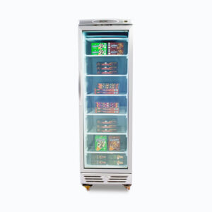 Bromic UF0374S-NR Upright Display Freezer – 300L – 1 Door – Flat Glass