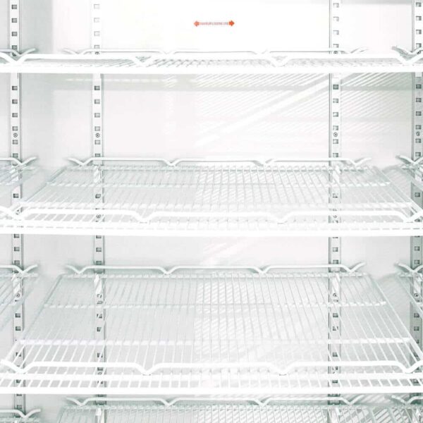 Bromic UF1000LF Upright Display Freezer - 976L - 2 Doors - Flat Glass - Lightbox - Image 5