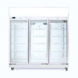 Bromic UF1500LF Upright Display Freezer – 1507L – 3 Doors – Flat Glass – Lightbox