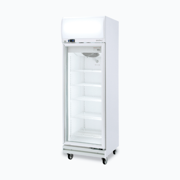 Bromic GD0500LF Upright Display Fridge - 444L - 1 Door - Flat Glass - Lightbox - Image 3