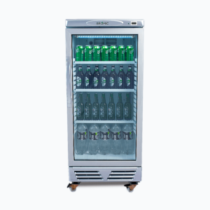 Bromic GM0220-NR Upright Display Fridge – 215L – 1 Door – Flat Glass