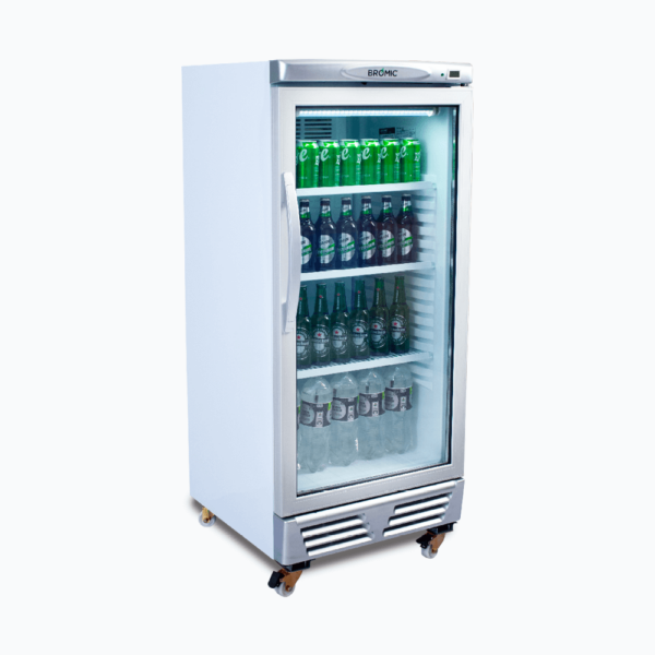 Bromic GM0220-NR Upright Display Fridge - 215L - 1 Door - Flat Glass - Image 2