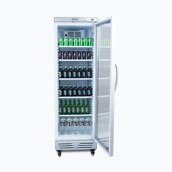 Bromic GM0374-NR Upright Display Fridge - 372L - 1 Door - Flat Glass - Image 4