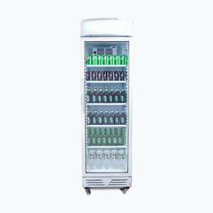 Bromic GM0374L-NR Upright Display Fridge – 372L – 1 Door – Flat Glass – Lightbox