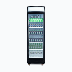 Bromic GM0374LB-NR Upright Display Fridge – 372L – 1 Door – Flat Glass