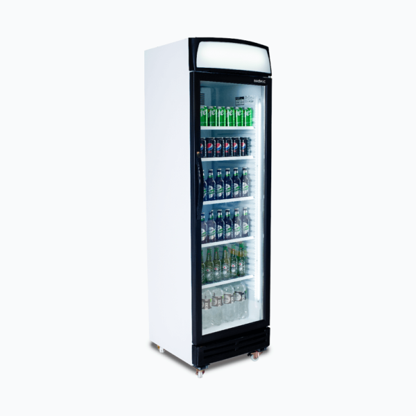 Bromic GM0374LB-NR Upright Display Fridge - 372L - 1 Door - Flat Glass - Image 2
