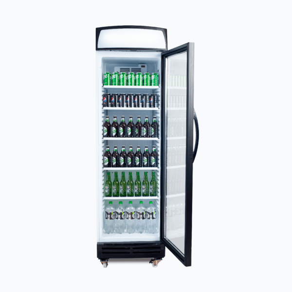 Bromic GM0374LB-NR Upright Display Fridge - 372L - 1 Door - Flat Glass - Image 4