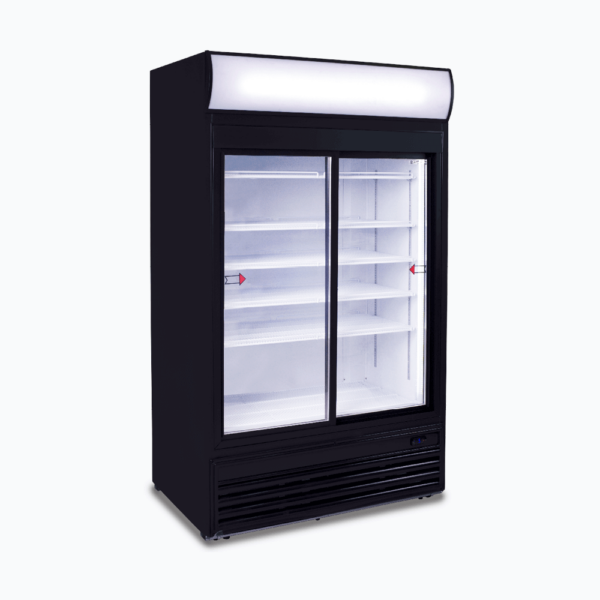 Bromic GM0980LS-NR Upright Display Fridge  - 945L - 2 Doors - Sliding - Flat Glass - Lightbox - Image 6