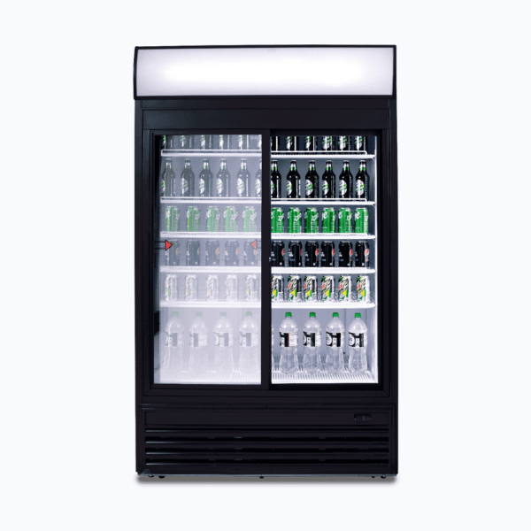 Bromic GM0980LS-NR Upright Display Fridge  - 945L - 2 Doors - Sliding - Flat Glass - Lightbox - Image 4