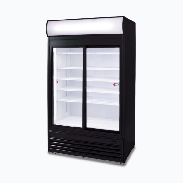 Bromic GM0980LS-NR Upright Display Fridge  - 945L - 2 Doors - Sliding - Flat Glass - Lightbox - Image 7
