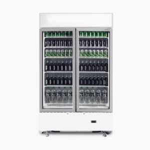Bromic GM1000LWCAS Upright Display Fridge – 960L – 2 Doors – Flat Glass – Cassette