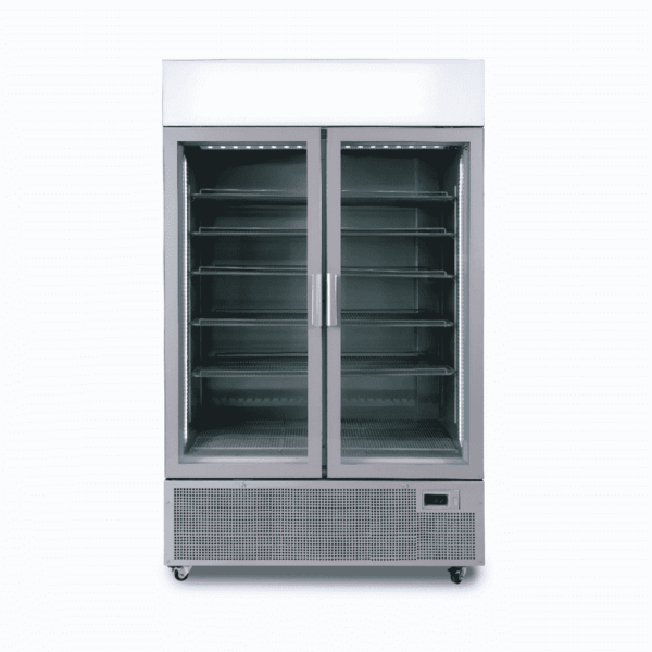 Bromic GM1100LS-NR Upright Display Fridge - 1082L - 2 Door - Flat Glass - Lightbox - Image 5