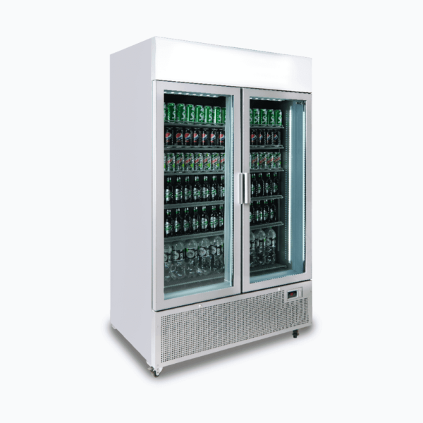Bromic GM1100LS-NR Upright Display Fridge - 1082L - 2 Door - Flat Glass - Lightbox - Image 2