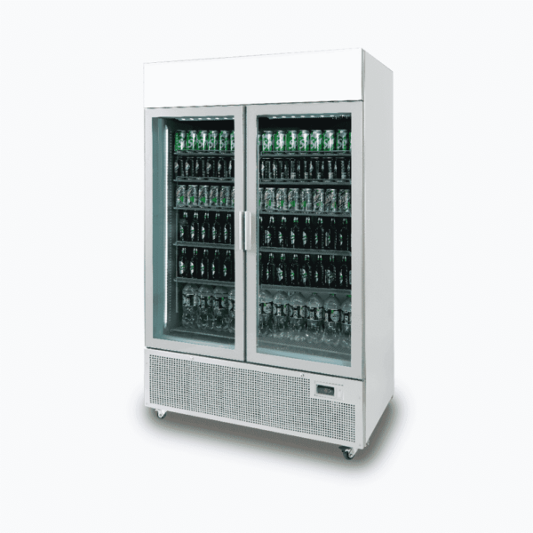 Bromic GM1100LS-NR Upright Display Fridge - 1082L - 2 Door - Flat Glass - Lightbox - Image 3