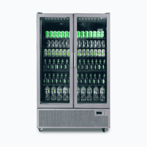 Bromic GM1100S-NR Upright Display Fridge – 1126L – 2 Door – Flat Glass