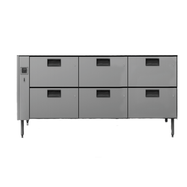 Williams FGC1-L Glass Chiller - One Door Remote Glass Chiller Slimline with two shelves and left hand services