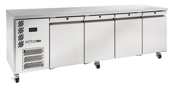 Williams BC200W-DR Wine Cabinet - Two Door Black Upright Wine Display Refrigerator - Image 2