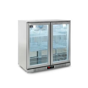 AG 2SBR-H Twin Door Bar Fridge – Stainless Body & Doors