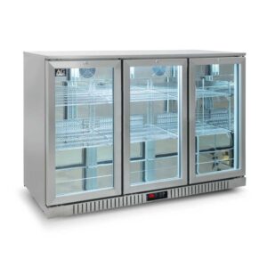 AG 3SBR-H Three Door Bar Fridge – Stainless Steel Body & Doors