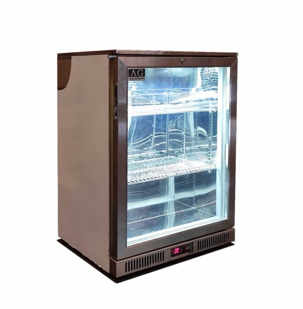 AG 1SBR-H Single Door Bar Fridge - Stainless Steel Body & Doors - Image 3