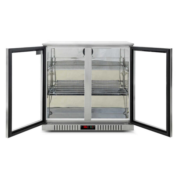 AG 2SBR-H Twin Door Bar Fridge - Stainless Body & Doors - Image 10