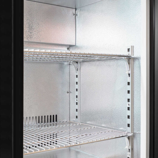 AG 3BBR-H Three Door Bar Fridge - Black Body & Doors - Image 9