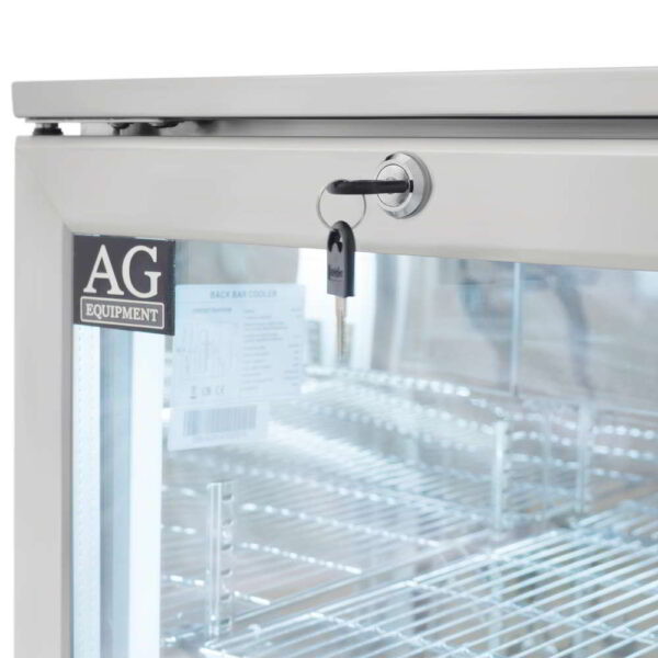 AG 2SBR-H Twin Door Bar Fridge - Stainless Body & Doors - Image 5