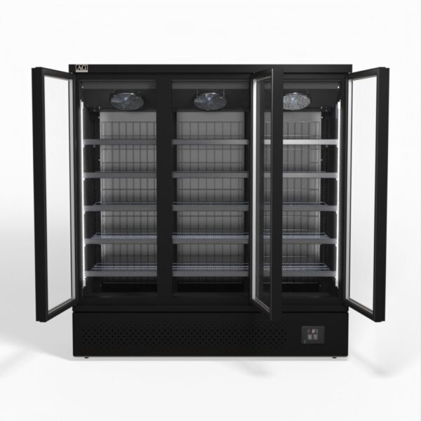 AG CSB1500 Supermarket Three Glass Doors Upright Display Fridge - 1539 Litre - Image 4