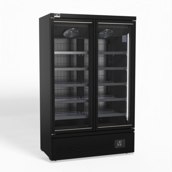 AG FSB1000 Supermarket Two Doors Upright Display Freezer - 1000L