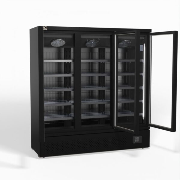 AG FSB1500 Supermarket Three Doors Upright Display Freezer - Image 3