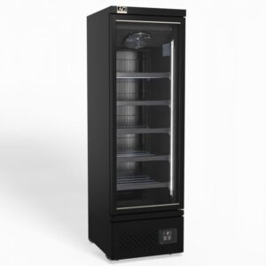 AG FSB450 Supermarket Single Glass Door Upright Display Freezer – 450 Litre