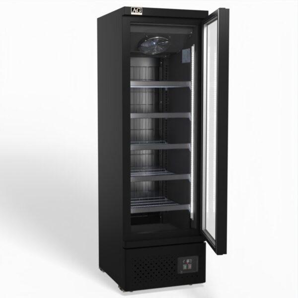 AG FSB450 Supermarket Single Glass Door Upright Display Freezer - 450 Litre - Image 5