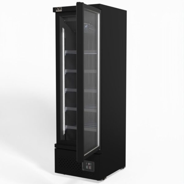 AG FSB450 Supermarket Single Glass Door Upright Display Freezer - 450 Litre - Image 2