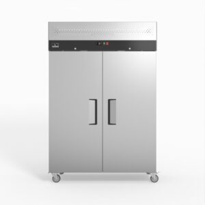 AG GNX1000BT 1000 Litre Upright Double Stainless Steel Door Freezer
