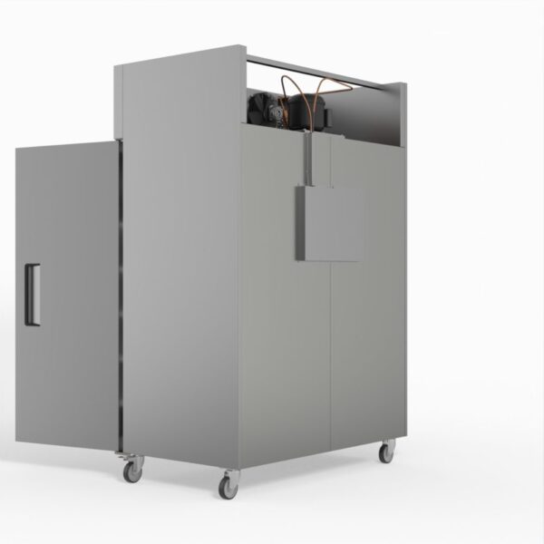 AG GNX1000BT 1000 Litre Upright Double Stainless Steel Door Freezer - Image 5