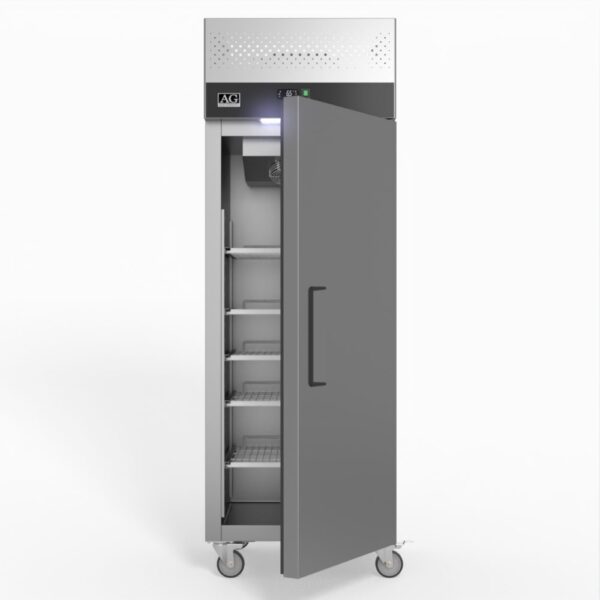 AG GNX400TN 429 Litre Upright Single Door Stainless Steel Door Fridge - Image 2
