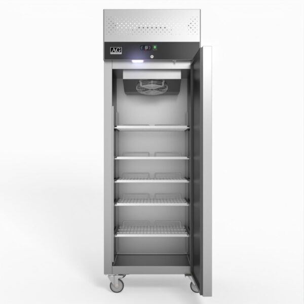 AG GNX400TN 429 Litre Upright Single Door Stainless Steel Door Fridge - Image 3