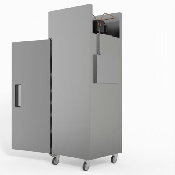 AG GNX400TN 429 Litre Upright Single Door Stainless Steel Door Fridge - Image 5