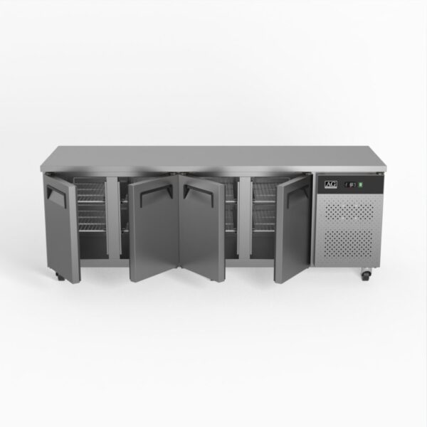 AG GNX4100TN Commercial Four Door Worktop / Under Bench Fridge 700mm Depth - Image 2