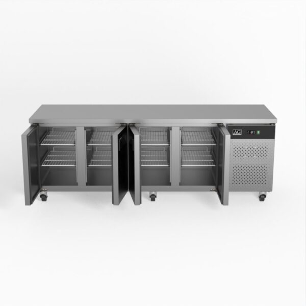 AG GNX4100TN Commercial Four Door Worktop / Under Bench Fridge 700mm Depth - Image 3