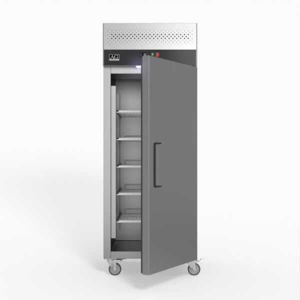 AG GNX650BT 650 Litre Upright Stainless Steel Door Freezer - Image 2