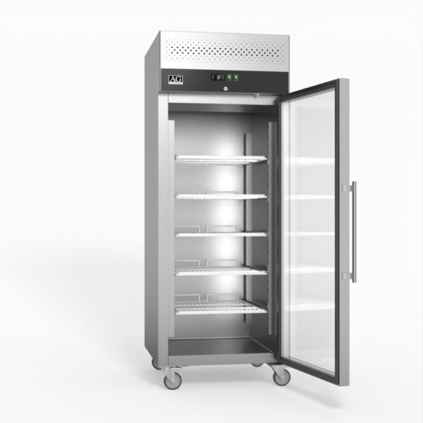 AG GNX650TNG 650 Litre Upright Stainless Steel Glass Door Fridge - Image 6